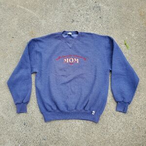 Vintage millersville sweater womens medium blue Sweatshirt Mom College